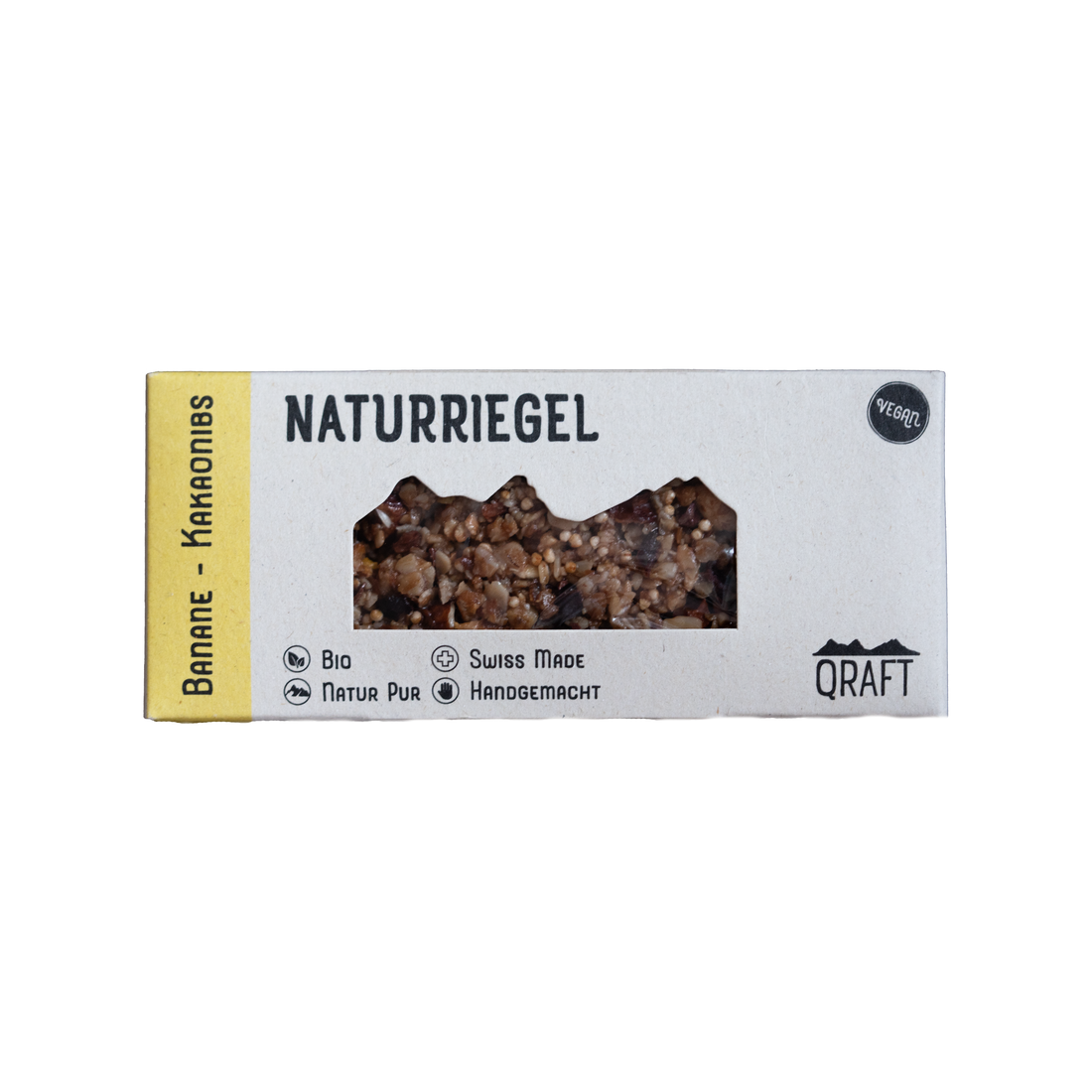 Naturriegel Bio Bananen Kakaonibs