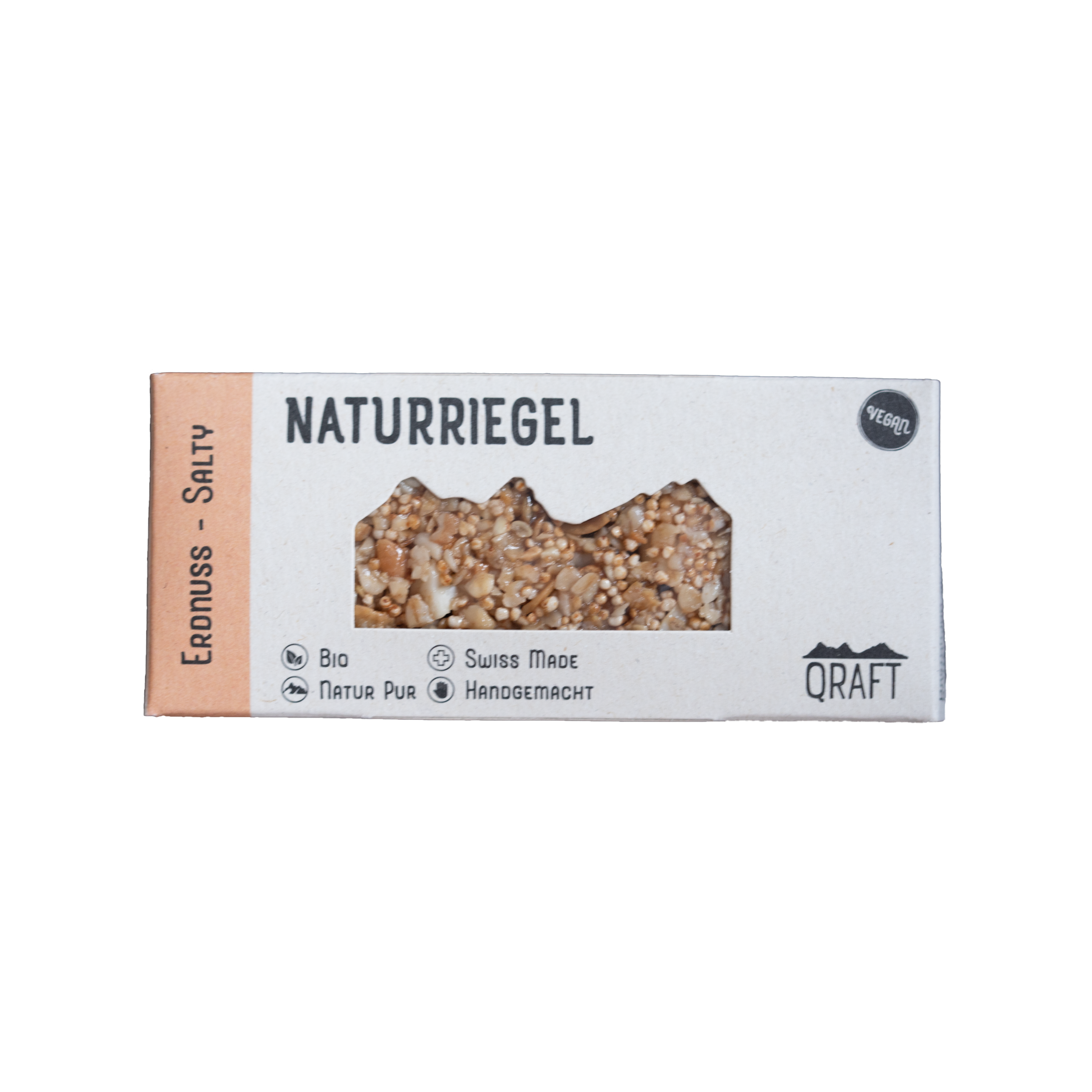 12er-Box Naturriegel Bio Erdnuss Salty