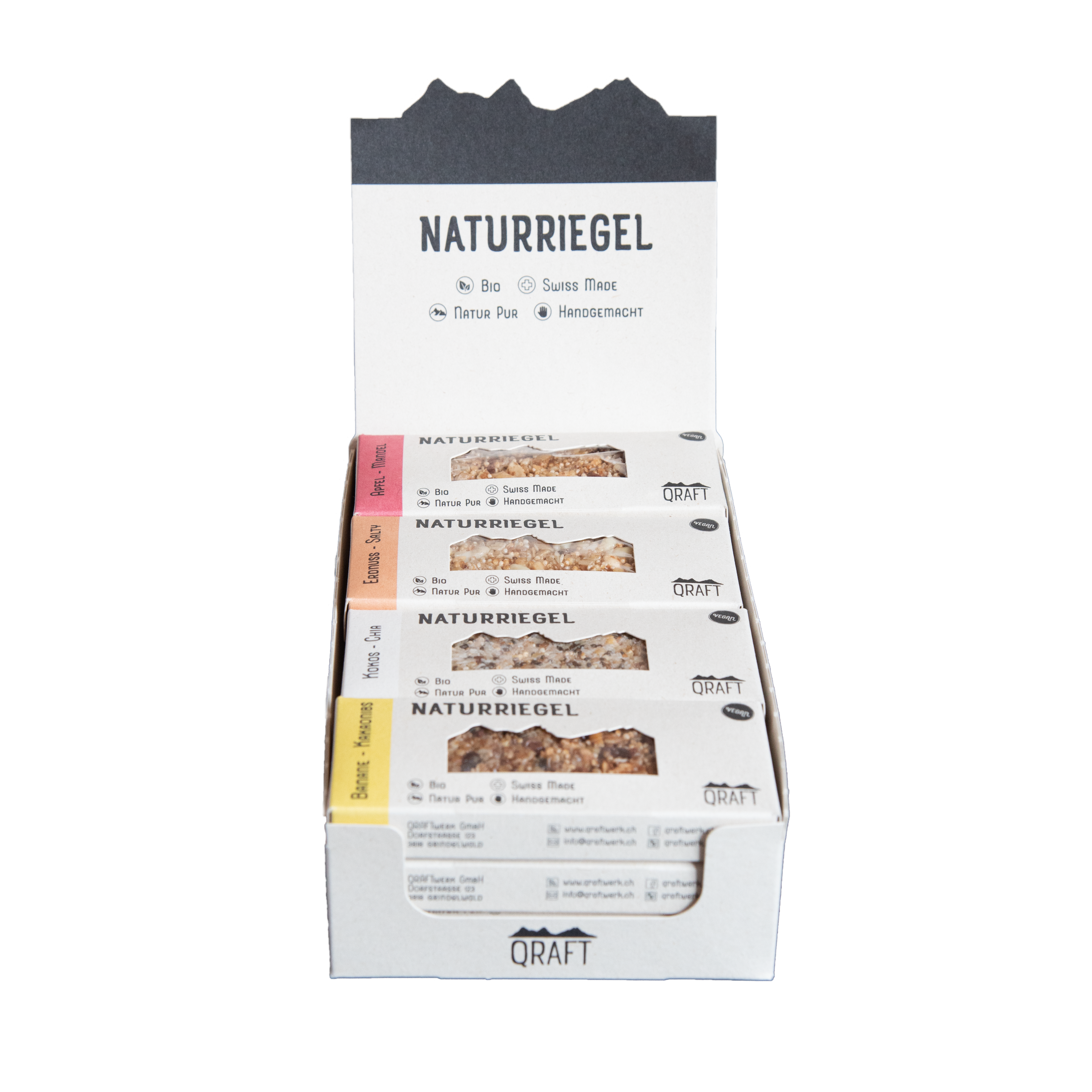 12er-Box Naturriegel Bio - Mixed