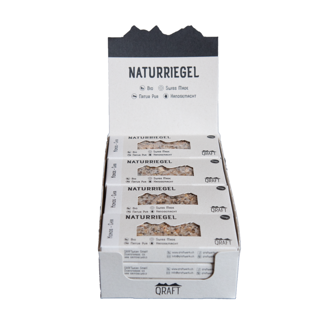 12er-Box Naturriegel Bio Kokos Chia